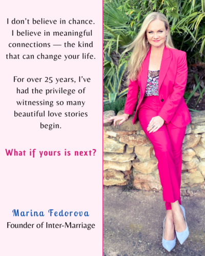 Marina Fedorova - Director of Inter-Marriage.com matrimonial agency